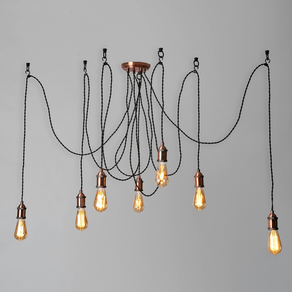 image 1 of BHS Laura Ceiling Pendant, Antique Copper