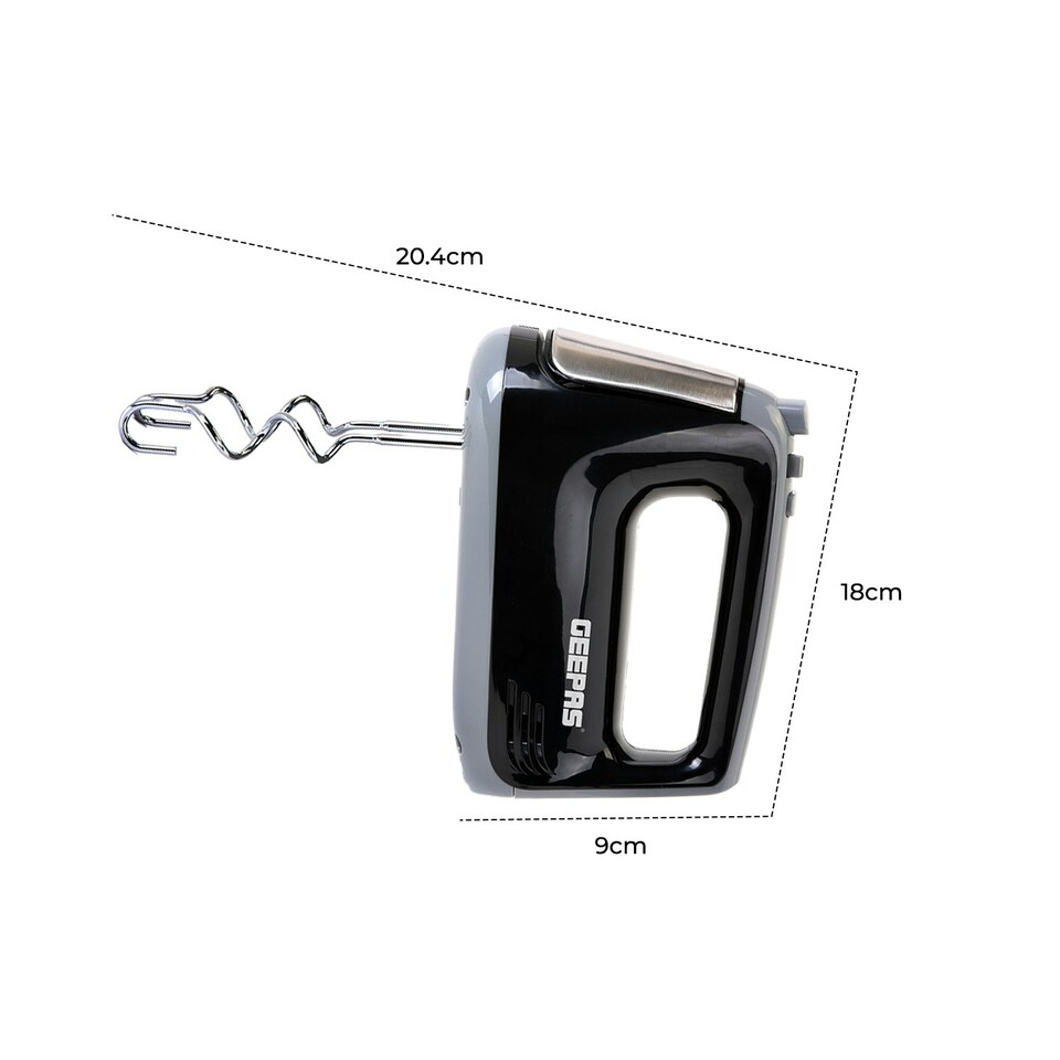 image 1 of GEEPAS 400W Hand Mixer | Electric Whisk Black