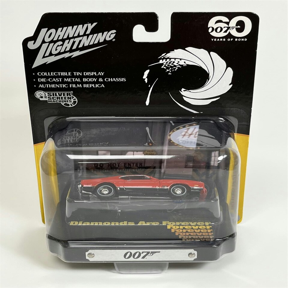 image 1 of James Bond 007 Diamonds Are Forever 1971 Ford Mustang 1:64 Johnny Lightning JLDR016