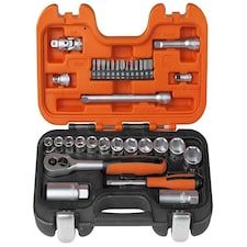 Bahco S330 Socket Set Of 34 Metric 1/4In & 3/8In Drive