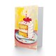 image 2 of Delicious Cake Slice Candle Man Woman Birthday Card