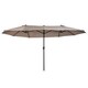 image 1 of Outsunny 4.6M Garden Patio Umbrella Canopy Parasol Sun Shade witho Base