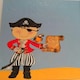 image 2 of Happy Birthday Son Boy Pirate Treasure Birthday Greeting Card