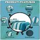 image 2 of VELVETIO Hudson Printed Duvet Cover Set Reversible Polycotton Easy Care Beddings Blue | Teal | King