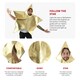 image 3 of Adult Gold Star Costume – Fancy Dress (One Size) N/A | One Size