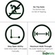 image 6 of Safetots Eco Screw Fit Baby Gate, White, 70cm - 80cm, Stair Gate for Toddler and Baby, Screw Fit Safety Barrier