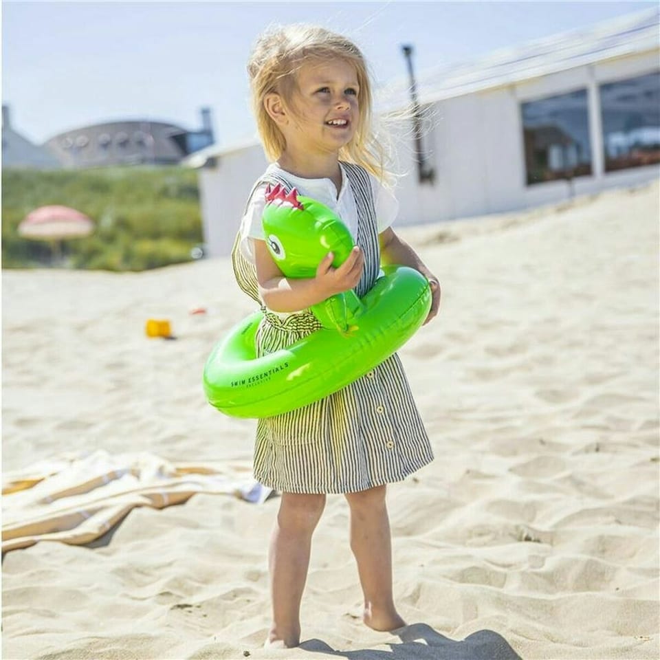 image 1 of Inflatable Pool Float Swim Essentials Dinosaur