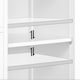 image 5 of Yaheetech Large Wooden Bathroom Floor Cabinet White | White
