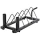 image 6 of Yaheetech Horizontal Bumper Plate Rack Black