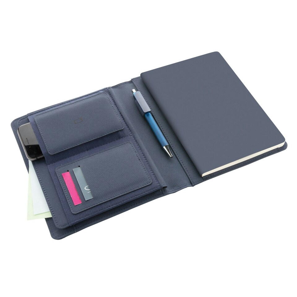 image 1 of XD Xclusive Impact Aware RPET A5 Notebook - Navy - One Size