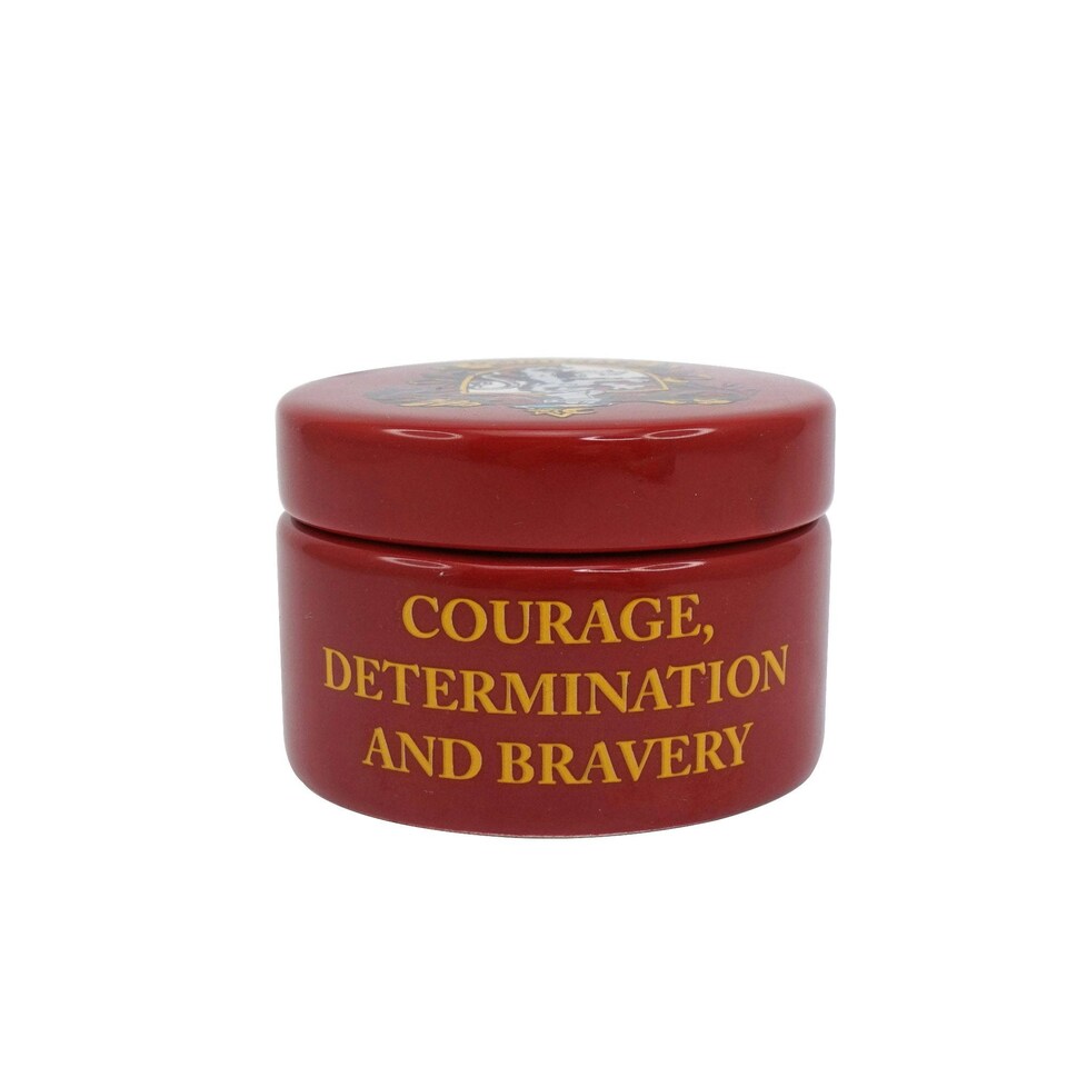image 1 of Box Round Ceramic (6cm) - Harry Potter (Gryffindor)