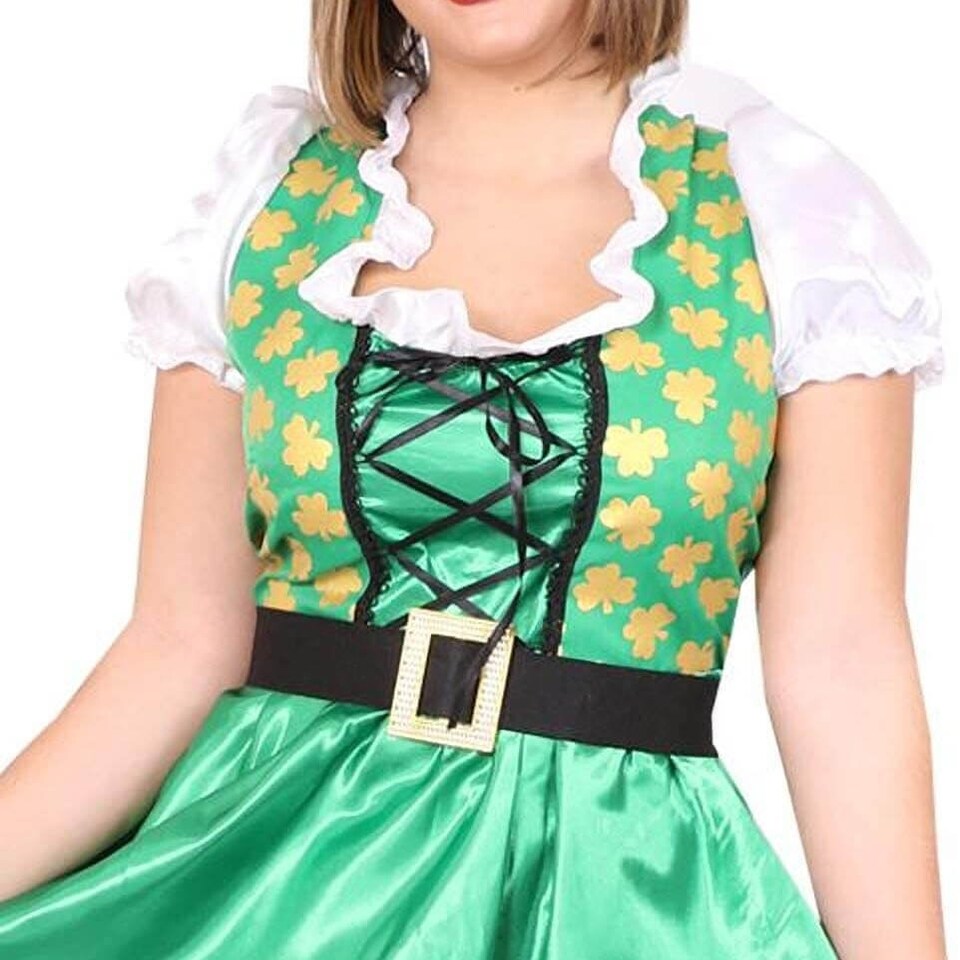 image 1 of St Patrick's Day Irish Pick Me Up Costume Green | One Size