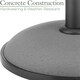 image 4 of Round 11kg Parasol Base - Grey