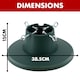 image 4 of GEEZY Christmas Tree Stand Adjustable Base 3.5 cm 10.5 cm for Real Trees