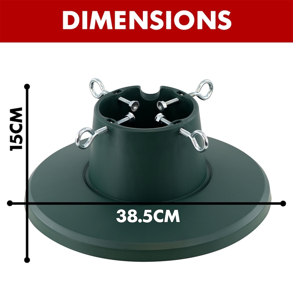 image 1 of GEEZY Christmas Tree Stand Adjustable Base 3.5 cm 10.5 cm for Real Trees