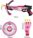image 2 of Kids Toy Crossbow Set – Suction Cup Arrows, Target Board & Quiver (Pink) - Indoor & Outdoor Archery Play for Ages 6+