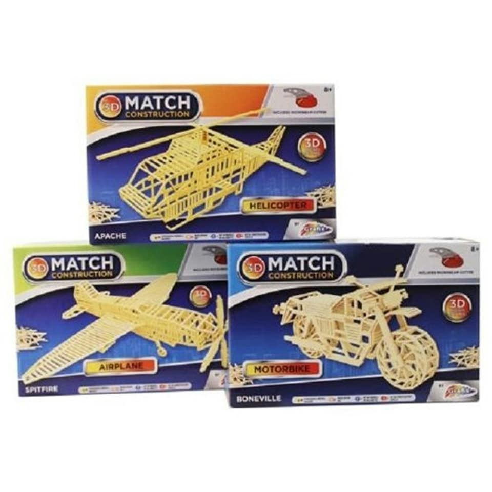 image 1 of Grafix Matchstick Construction Set Assortment
