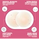 image 3 of Booby Tape Reusable Silicone Nipple Covers with Added Fabric for Extra Protection and Comfort, Smooth and Seamless Under Any Clothing, Washable and Latex Free, Up to 25 Uses, Light