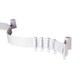 image 1 of 115cm White Aluminium Curtain Track