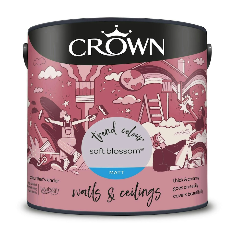 image 1 of Crown Matt Emulsion Soft Blossom 2.5L
