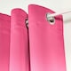 image 3 of OHS Plain Dyed Thermal Insulated Panel Pair Ring Top Blackout Eyelet Curtains, 46x54" | Pink
