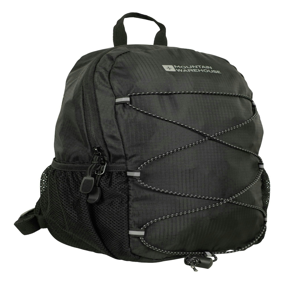 image 1 of Mountain Warehouse Trek Backpack Padded Soft Breathable Everyday Rucksack Bag Black