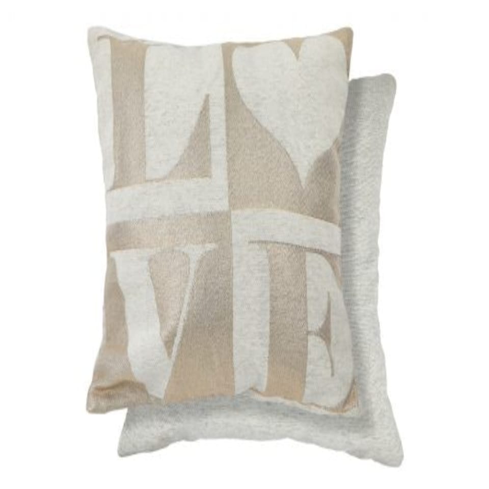 image 1 of Amor Love Cushion Cover NaturalGold | Gold | Gold