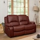 image 2 of Glendale 2 Seat Reclining Sofa - Burgundy