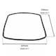 image 10 of SPARES2GO Main Rubber Door Seal compatible with Cooke & Lewis  CLFSB60 CSB60 CSB60A OVFO60 Oven Cookers