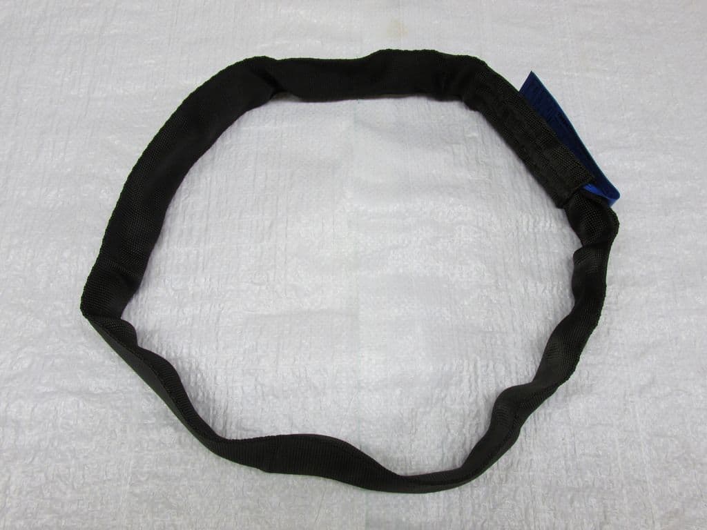 Black Round Lifting Sling 2 Ton 0.5M EWL (1M Circ Theatre Endless Rigging 2000KG)
