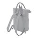 image 2 of BagBase Twin Handle Roll-Top Backpack - Light Grey - One Size