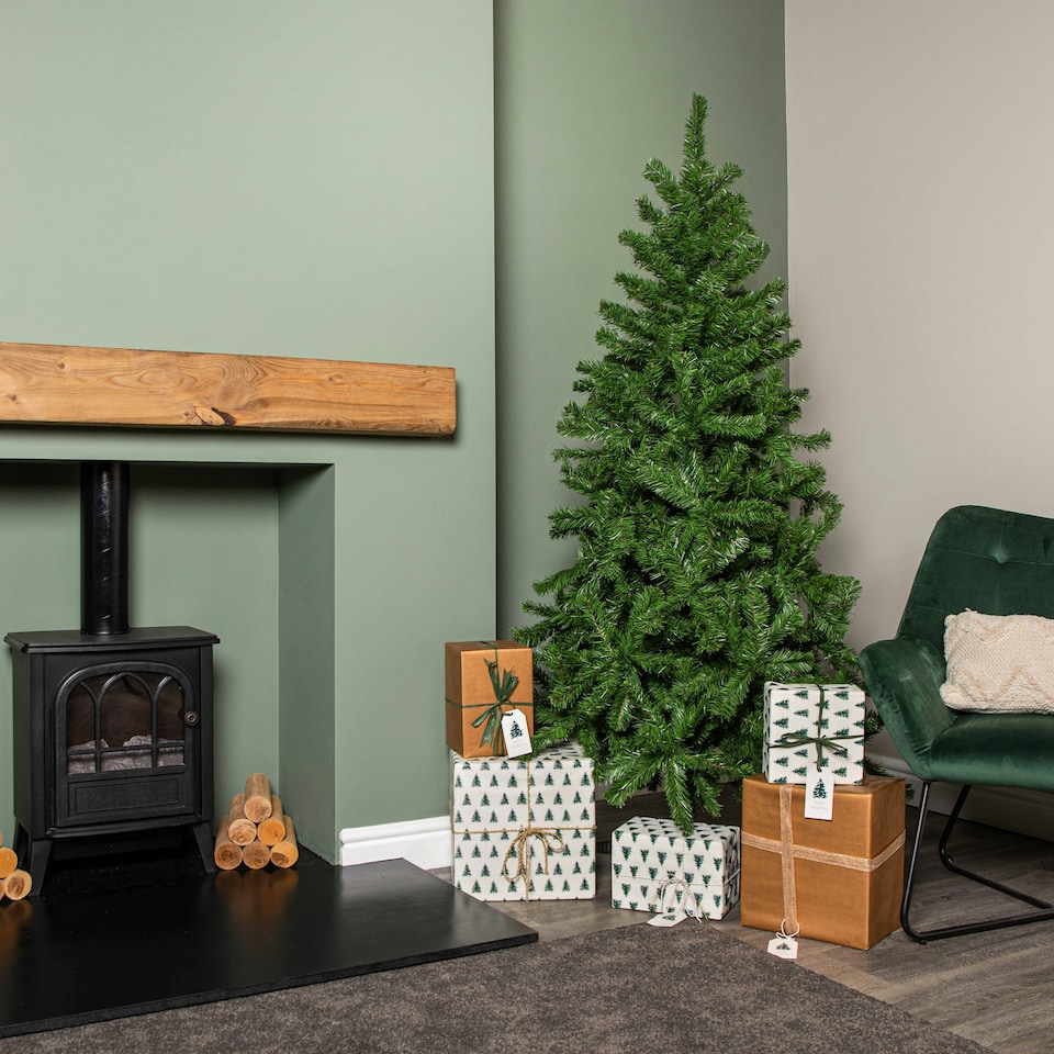 image 1 of 6ft Green Colorado Spruce Artificial Christmas Tree with 481 tips