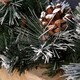 image 4 of 90cm (3ft) Frosted Glacier Christmas Swag with Pine Cones