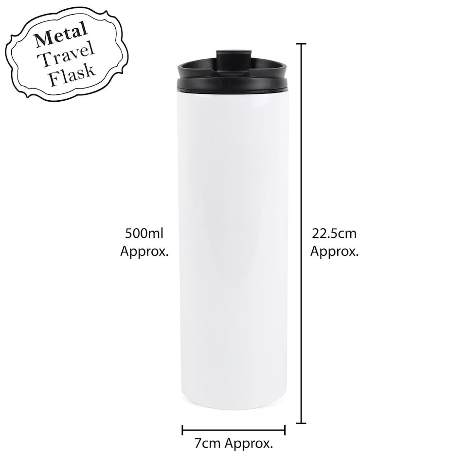 image 1 of Novelty Roofer Travel Flask - Reusable Stainless Steel Tumbler Gift