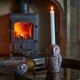 image 9 of Cast Aluminium Owl Candle Holder - Aluminium - L8.5 x W7.5 x H14.5 cm - Antique Copper | Brown | 1
