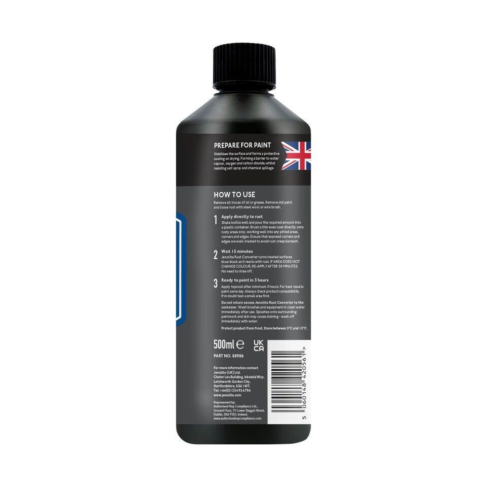 image 1 of Jenolite Ready to Paint Rust Converter - 500ml