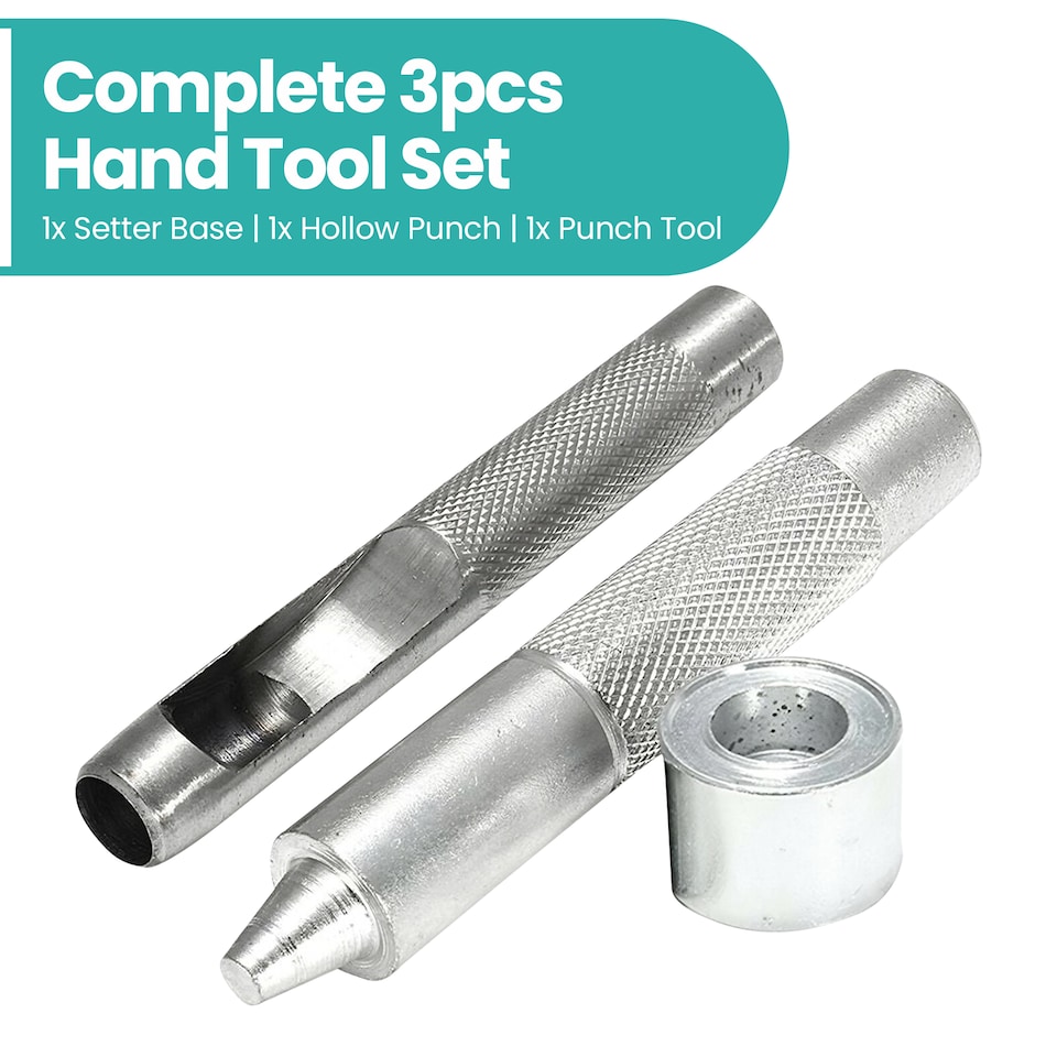 image 1 of 14/15mm Eyelet Grommet Fixing Tool Set for Banners & Shoes