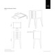 image 3 of Interiors By Premier Modern 6 Drawer Chest,Stainless Steel Dresser With Mirrored Surface, Storage Cabinet With Crescent Handles Grey