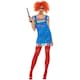 image 2 of Chucky Womens/Ladies Costume | Blue | Blue | L | 1