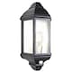 image 2 of Traditional PIR Sensor Outdoor Wall Light with Matt Black Metal Die-Cast Frame | Black