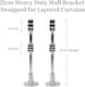 image 2 of Lister Cartwright Double Curtain Extendable Pole Set with Chrome Ball Finials- 19mm & 28mm Metal Poles(120- 220 cm)
