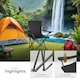 image 4 of Camping Chairs Gil - foldable, lightweight with cup holder, with carrying bag | Black | black | One Size | 4