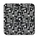 image 1 of press and media symbols (Coaster)