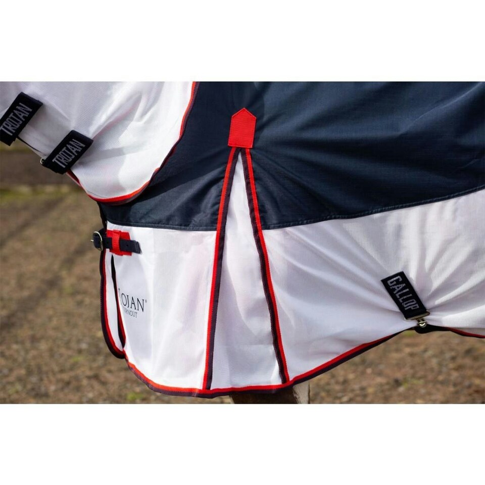 image 1 of Gallop Equestrian Trojan Fly Turnout Combo Blue | Size: 6ft 6
Colour: Navy Blue