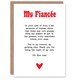 image 1 of Greeting Card Love Poem Blue Eyes Fiancée Romantic Poetry Fun