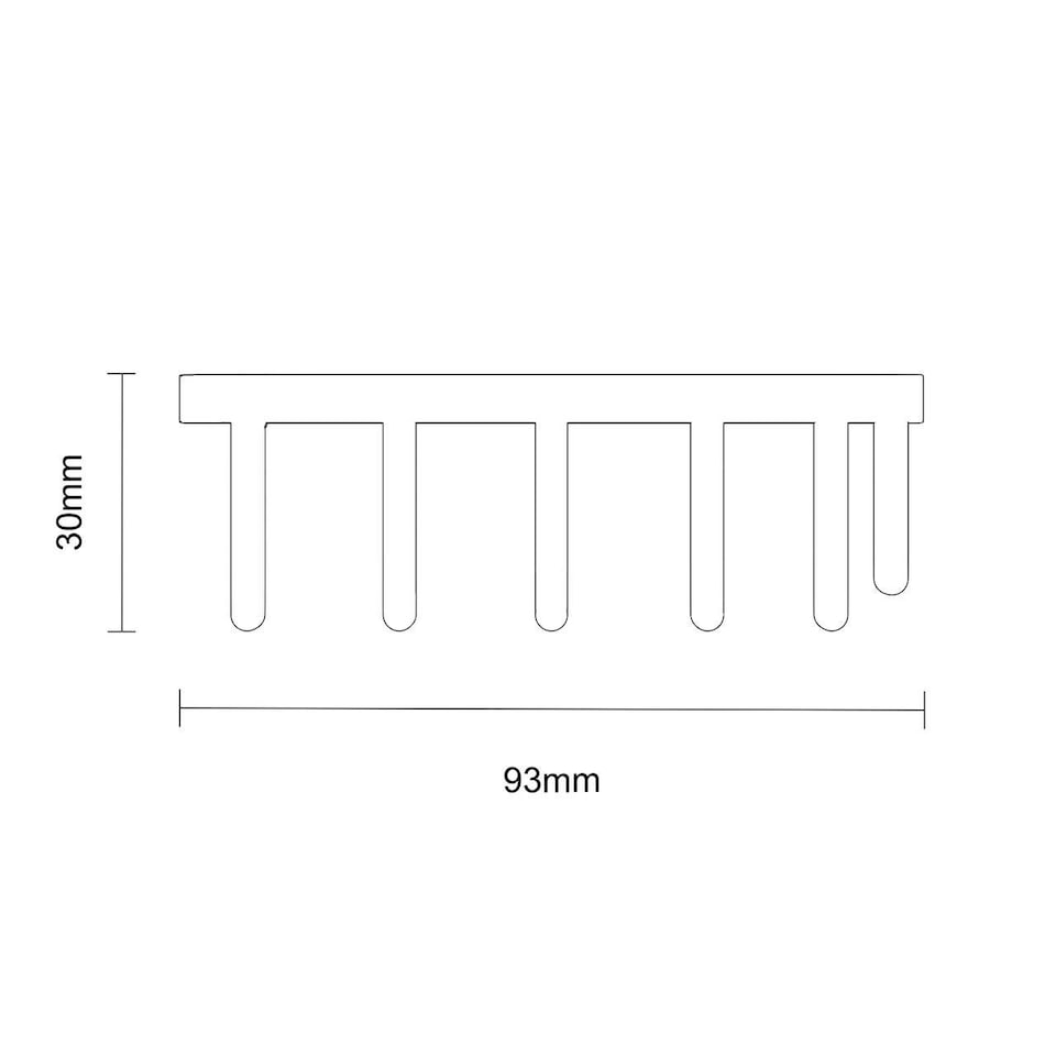 image 1 of Showerdrape Clasico Wall Mounted Stainless Steel Chrome Soap Basket