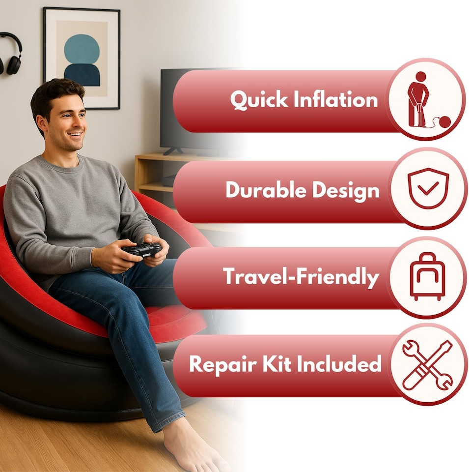 image 1 of Marco Paul Inflatable Sofa Chair