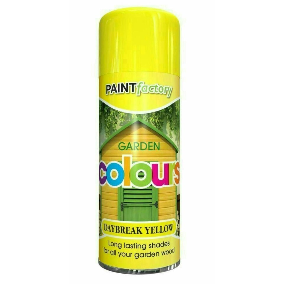 image 1 of Primer Spray Paint Aerosol Auto Car Lacquer Wood Metal 400ml Yellow | Daybreak