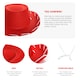 image 3 of Child's Red Cowboy Hat – Fun Fancy Dress Western Hat for Kids Red | 1