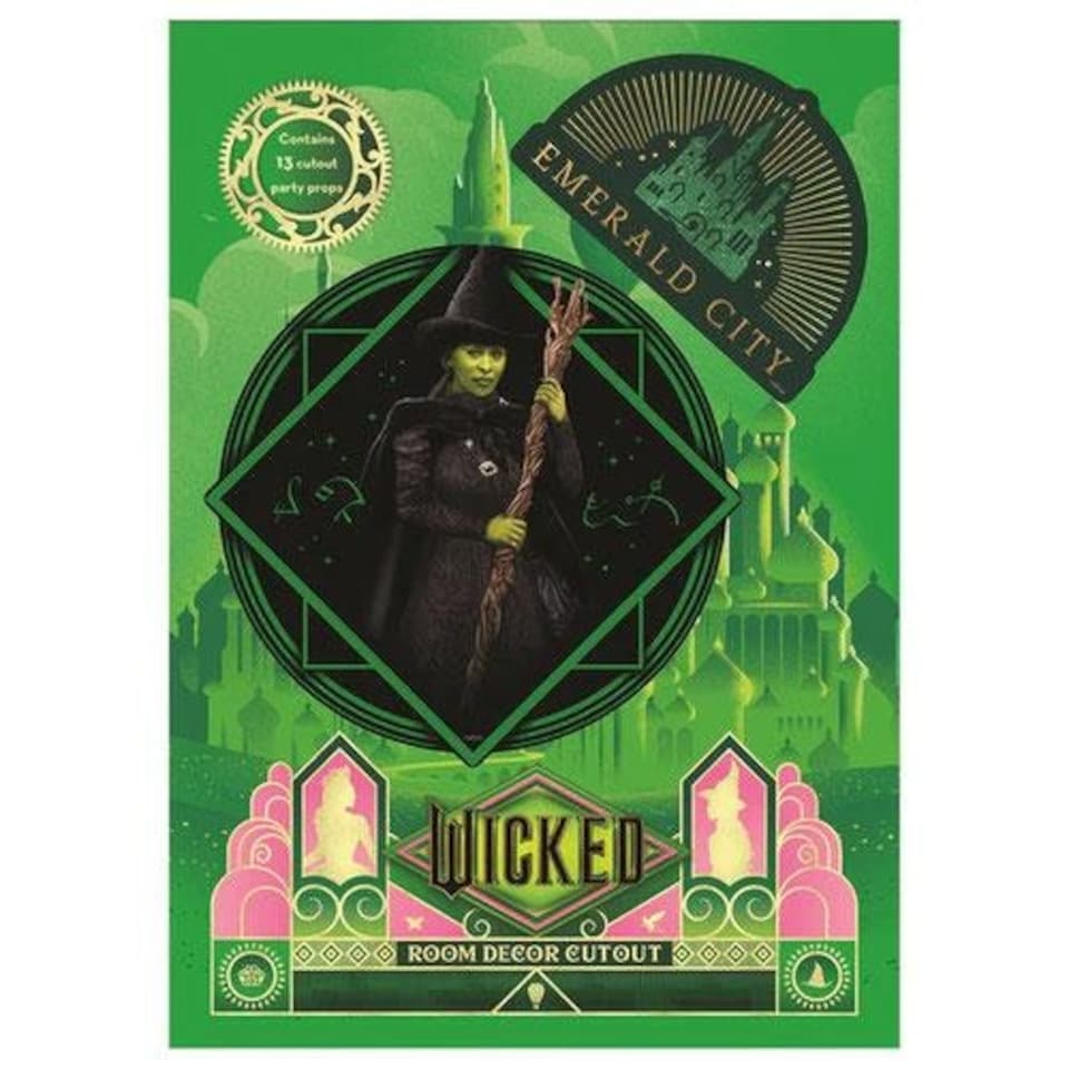 image 1 of Universal Pictures Wicked Part One Cardboard Cutouts Decoration Pack